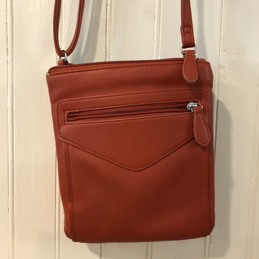 Cute, buttery soft, two section bag.